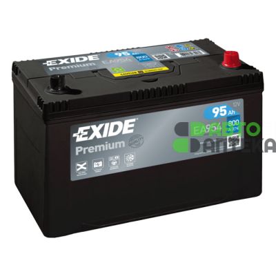 Автомобильный аккумулятор EXIDE Premium 6СТ-95Ah АзЕ ASIA 800A (EN) EA954