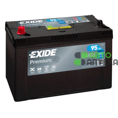 Автомобильный аккумулятор EXIDE Premium 6СТ-95Ah Аз ASIA 800A (EN) EA955