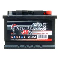 Автомобильный аккумулятор BlackMax 6СТ-62Ah АзЕ 580A (EN) B5004
