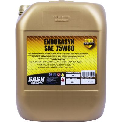 Олива трансмісійнa SASH ENDURANCE-W 75W-80 20л 100737