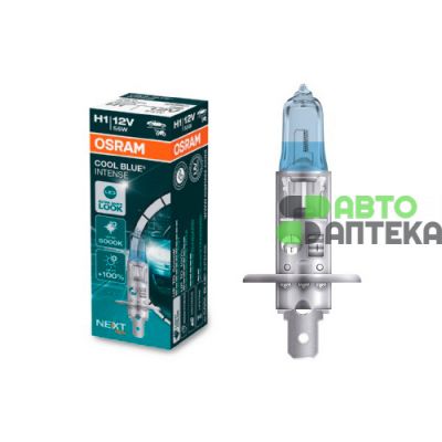 Автолампа Osram Cool Blue Intense NextGen (P14.5s, H1, 4200K, 12V, 55W) 64150 CBN