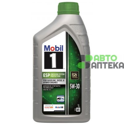 Автомобильное моторное масло Mobil 1 ESP FORMULA 5W-30 1л