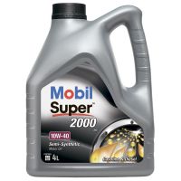 Автомобильное моторное масло Mobil Super 2000 10W-40 4л