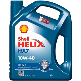 Автомобильное моторное масло Shell Helix Diesel HX7 10W-40 4л