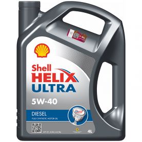 Автомобильное моторное масло Shell Helix Diesel Ultra 5W-40 4л