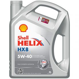 Автомобильное моторное масло Shell Helix HX8 5W-40 4л