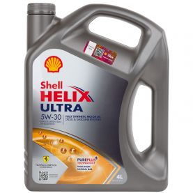Автомобильное моторное масло Shell Helix Ultra 5W-30 4л
