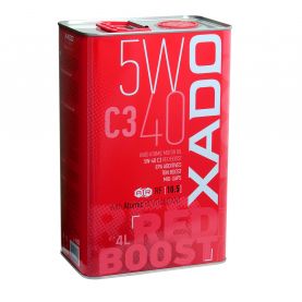 Автомобильное моторное масло XADO Red Boost 5W-40 C3 4л