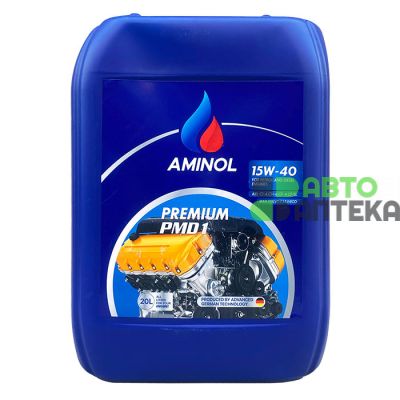 Моторное масло AMINOL Premium PMD1 15W40 20л AM148795