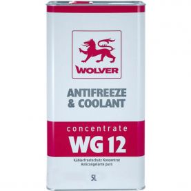 Антифриз WOLVER ANTIFREEZE & COOLANT CONCENTRATE WG12+ червоний 5л