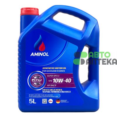 Автомобильное моторное масло Aminol Super SPG2 10W40 5л