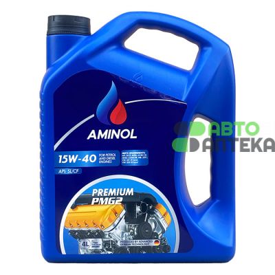 Автомобильное моторное масло Aminol Premium PMG2 15W40 4л