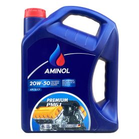 Автомобильное моторное масло Aminol Premium PMG1 20W50 4л