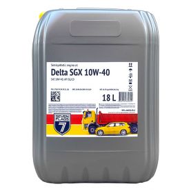 Автомобильное моторное масло 7FLAGS Delta SGX 10W-40 18л