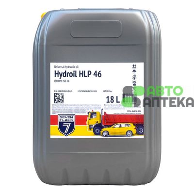 Олива гідравлічна 7FLAGS Hydroil HLP 46 18л