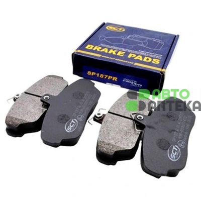 Тормозные колодки передние SCT BRAKE PADS SP 187 PR