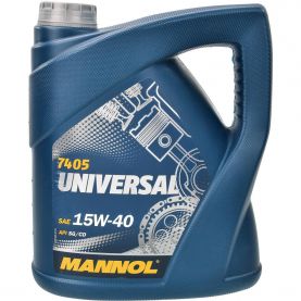 Автомобильное моторное масло MANNOL Universal 15W-40 5л MN7405-5