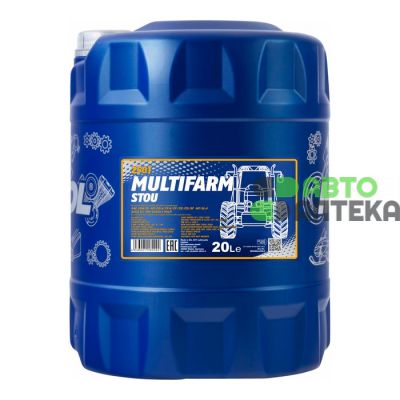 Масло моторное MANNOL Multifarm STOU 10W30 20л MN2501-20