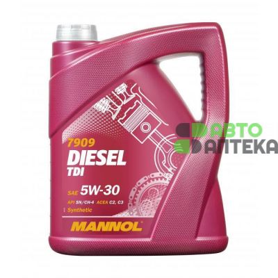 Автомобильное моторное масло MANNOL Diesel TDI 5W-30 5л MN7909-5