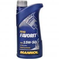 Автомобильное моторное масло MANNOL FAVORIT 15w-50 1л MN7510-1