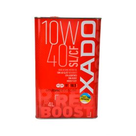 Автомобильное моторное масло XADO Atomic Oil 10W-40 Red Boost 4л