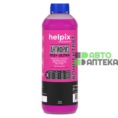 Антифриз Helpix G12 концентрат -80°C розовый 1л 4823075809165