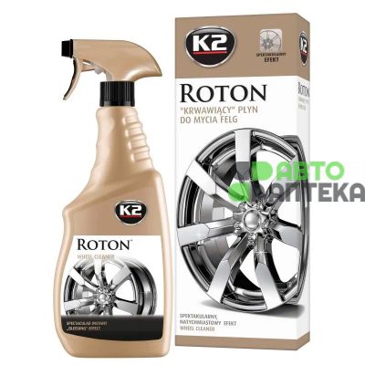 Очиститель дисков и колпаков K2 GOLD ROTON WHEEL CLEANER 700гр G1671