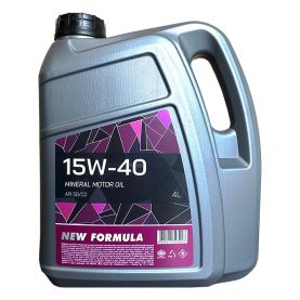 Автомобильное моторное масло NEW FORMULA 15w-40 4л