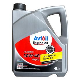 Автомобільна моторна олива AVTOIL Engine oil 10W40 4л