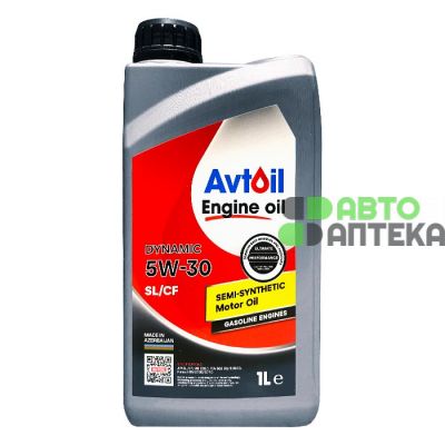 Автомобильное моторное масло AVTOIL Engine oil DYNAMIC 5W30 1л