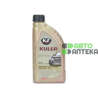 Антифриз K2 Kuler -35°C красный G12 1л T201C