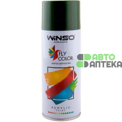 Краска акриловая WINSO Spray темно-зеленая MOSS GREEN RAL6005 450мл 880180