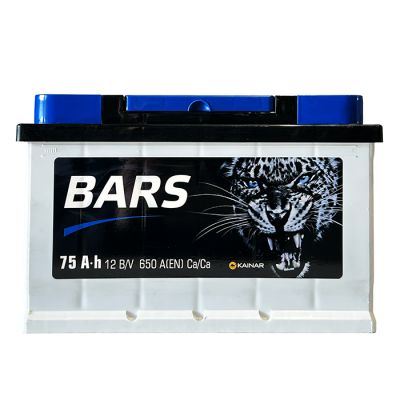 Автомобільний акумулятор Bars 6СТ-75Ah Н АзЕ 650А (EN) 075 170