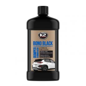 Фарба-консервант для бампера гуми пластику K2 Bono Black 500мл K035