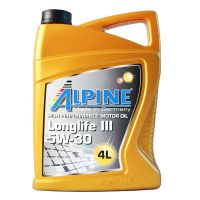 Автомобильное моторное масло Alpine Longlife III C3 5W-30 4л