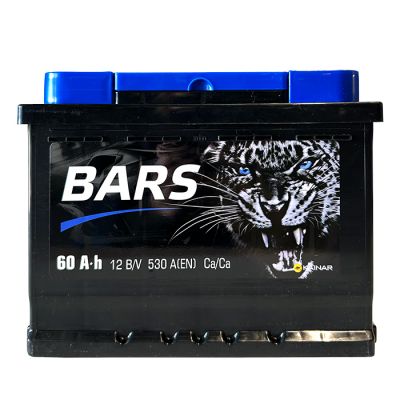 Автомобильный аккумулятор Bars 6СТ-60Ah Аз 530А (EN) 060 271