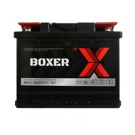 Автомобільний акумулятор BOXER 6СТ-60Ah АзЕ 520A 55580bx