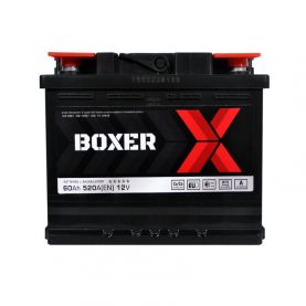 Автомобільний акумулятор BOXER 6СТ-60Ah Аз 520A 555 81bx