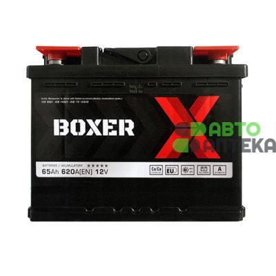 Автомобильный аккумулятор BOXER 6СТ-65Ah Аз 620A 565 81bx