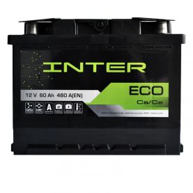 Автомобільний акумулятор INTER Eco 6СТ-60Ah АзЕ 480A 4820219073529