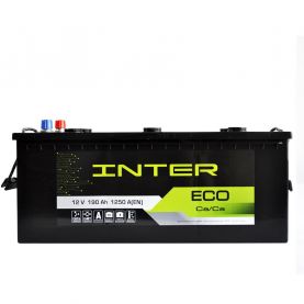 Автомобильный аккумулятор INTER Eco 6СТ-190Ah Аз 1250A 4820219073611