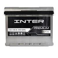 Автомобильный аккумулятор INTER Premium 6СТ-65Ah Аз 640A 4820219073710