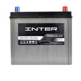 Автомобільний акумулятор INTER Premium Asia 6СТ-45Ah АзЕ 390A 4820219073819