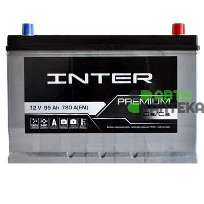 Автомобильный аккумулятор INTER Premium Asia 6СТ-95Ah АзЕ 780A 4820219073871
