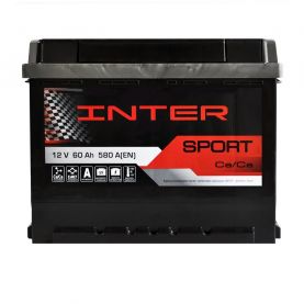Автомобільний акумулятор INTER Sport 6СТ-60Ah Аз 580A 4820219073925