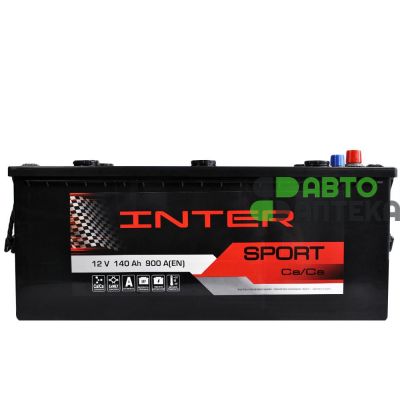 Автомобильный аккумулятор INTER Sport 6СТ-140Ah Аз 900A 4820219073970