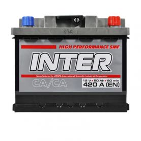 Автомобільний акумулятор INTER high performance 6СТ-50Ah АзЕ 420A inter11