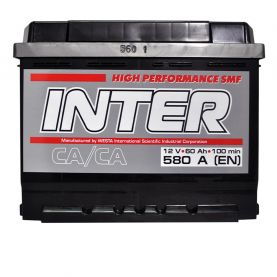 Автомобільний акумулятор INTER high performance 6СТ-60Ah Аз 580A inter13