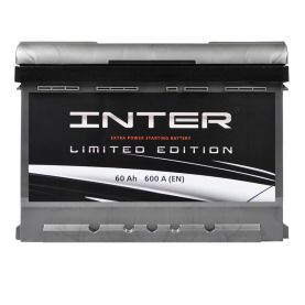 Автомобільний акумулятор INTER limited edition 6СТ-60Ah АзЕ 600A inter4