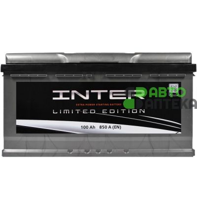 Автомобільний акумулятор INTER limited edition 6СТ-100Ah АзЕ 850A inter9 